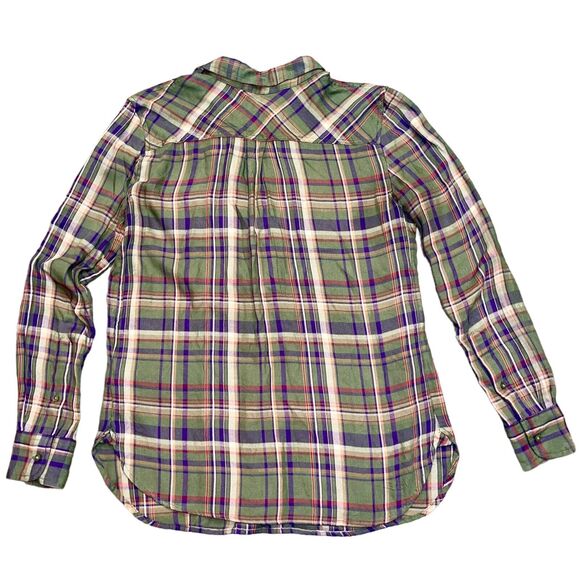 Ralph Lauren Plaid Tunic Blouse - Picture 5 of 9